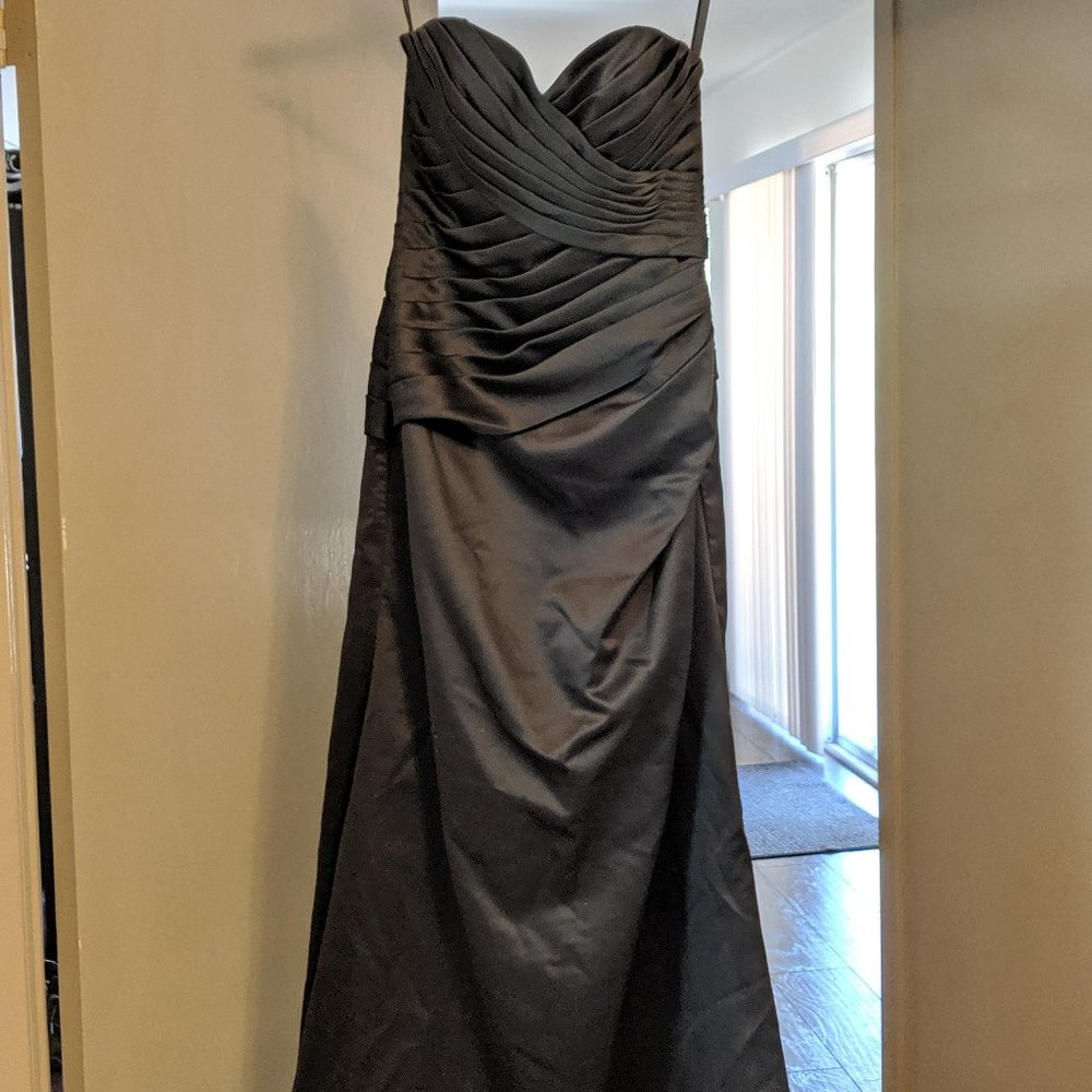 Grey Bridesmaid Dress, Evening Gown